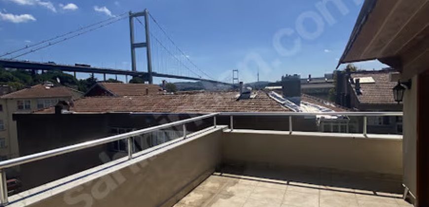 Ortaköy’De Sahile Yakın Konumda Manzaralı Teraslı 3+1 Daire